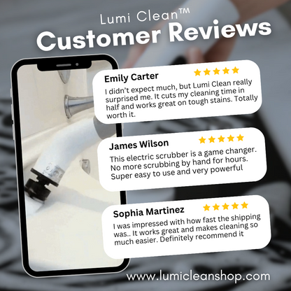 LumiClean® Electric Cleaning Brush 9 in 1